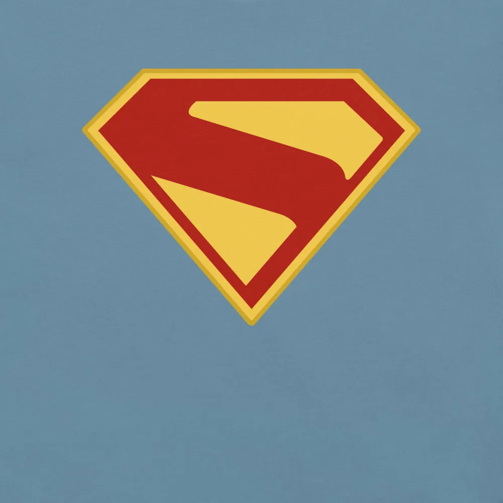 Batman Superman 2025 S-Shield T-skjorte True Royal