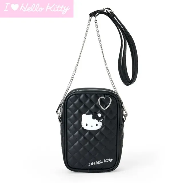 Hello Kitty I Love Hello Kitty Mini crossbodyveske svart quiltet