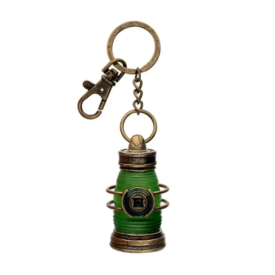 Green Lantern LANTERNS Power Battery Light Up Key Chain nøkkelring lys