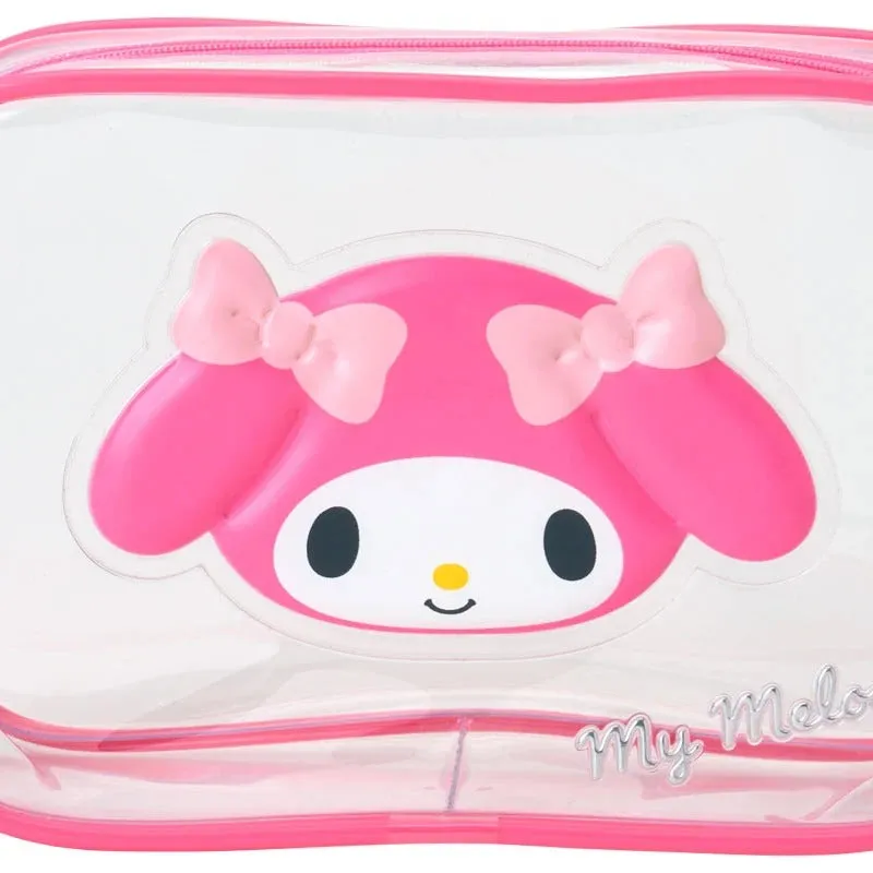 My Melody Clear Classic glidelåspung gjennomsiktig