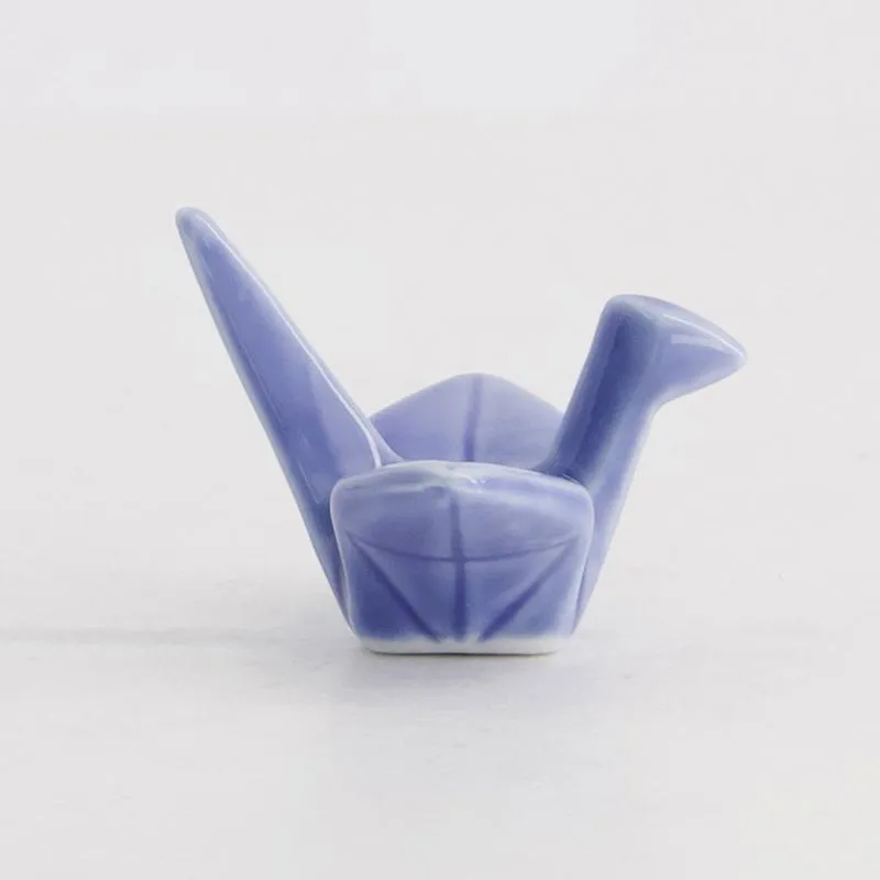 Neo Tokyo Chopstick Rest Light Blue Crane 5 cm porselen