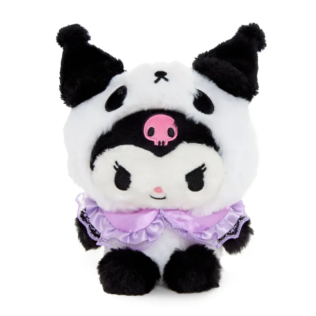 Hello Kitty Kuromi 6" Panda Bean-bamse med broderte detaljer
