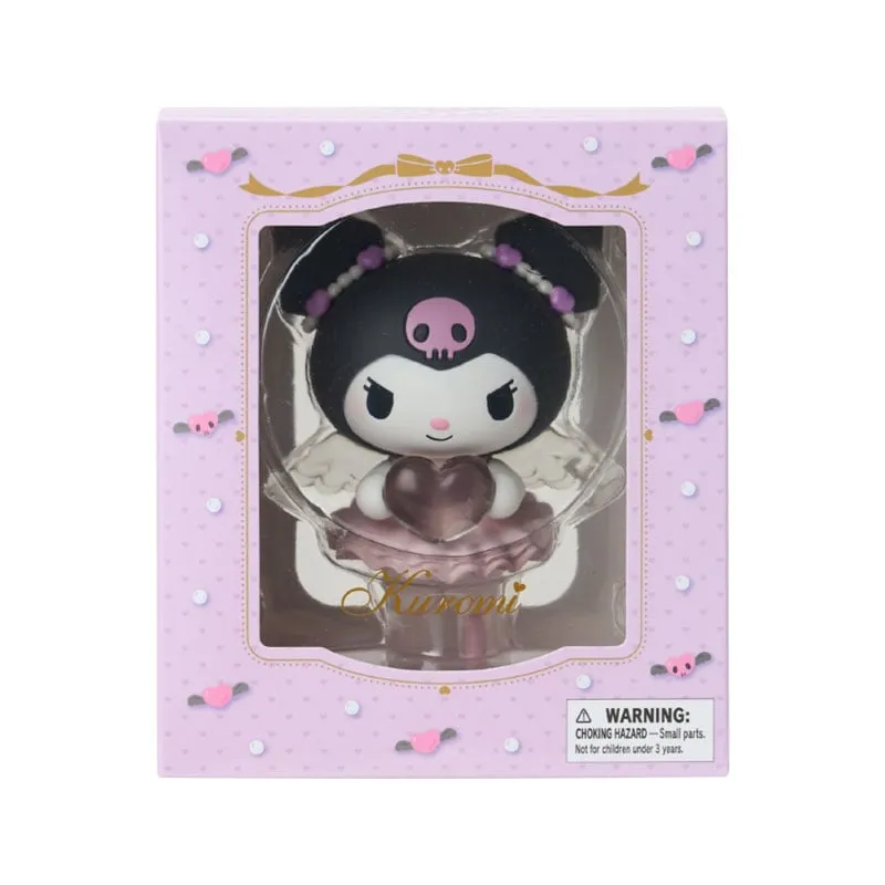 Hello Kitty Dreaming Angel Series Kuromi minifigur med sokkel