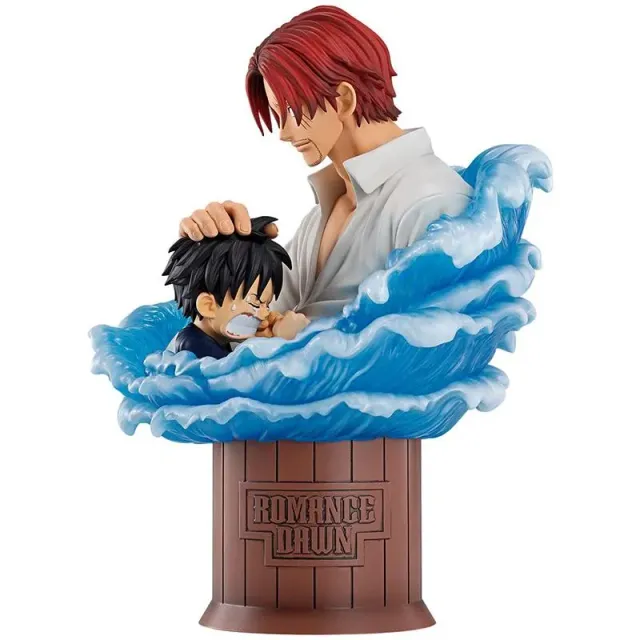 One Piece Revible Moment Shanks & Luffy Ichiban Kuji figur 15 cm