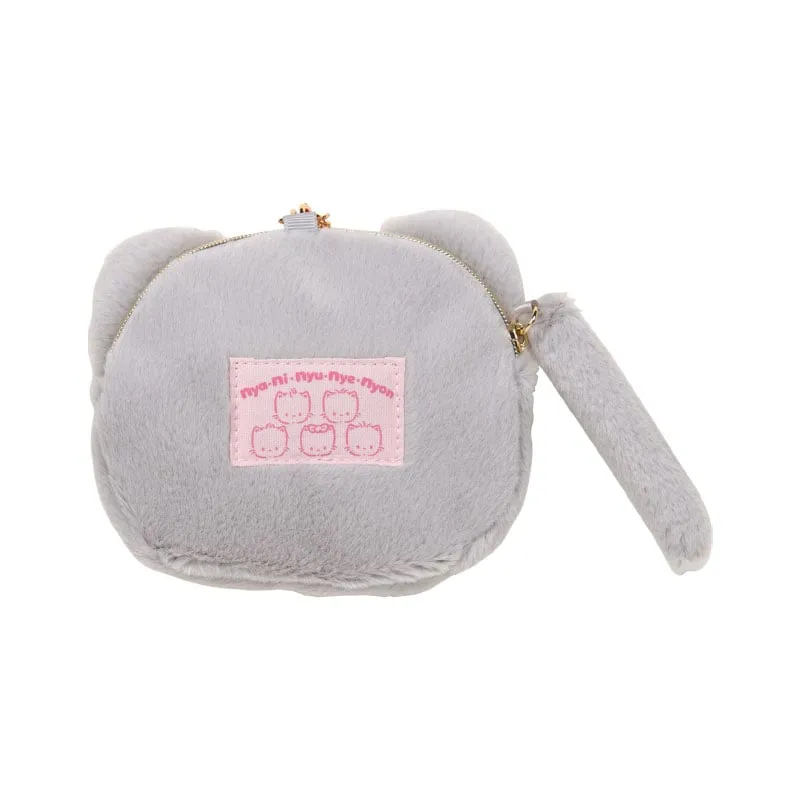 Hello Kitty Sanrio Cat Club Nya Ni Nyu Nye Nyon mini-pouch med glidelås