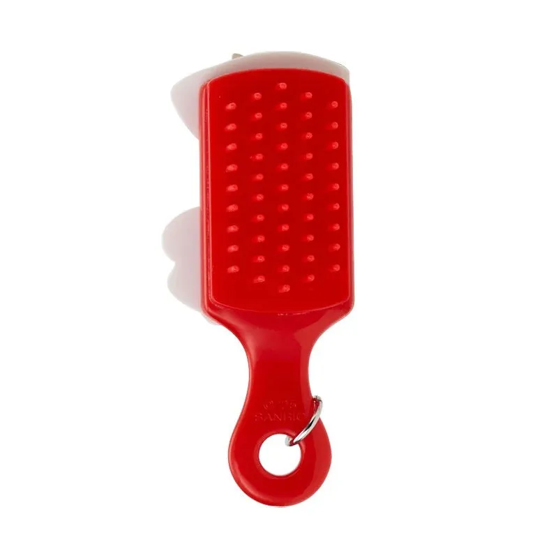 Hello Kitty Mini Bling Brush Charm minibørsteanheng med rhinsteiner