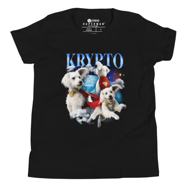 Superman (2025 Movie) Krypto Heartthrob barne-T-skjorte, svart