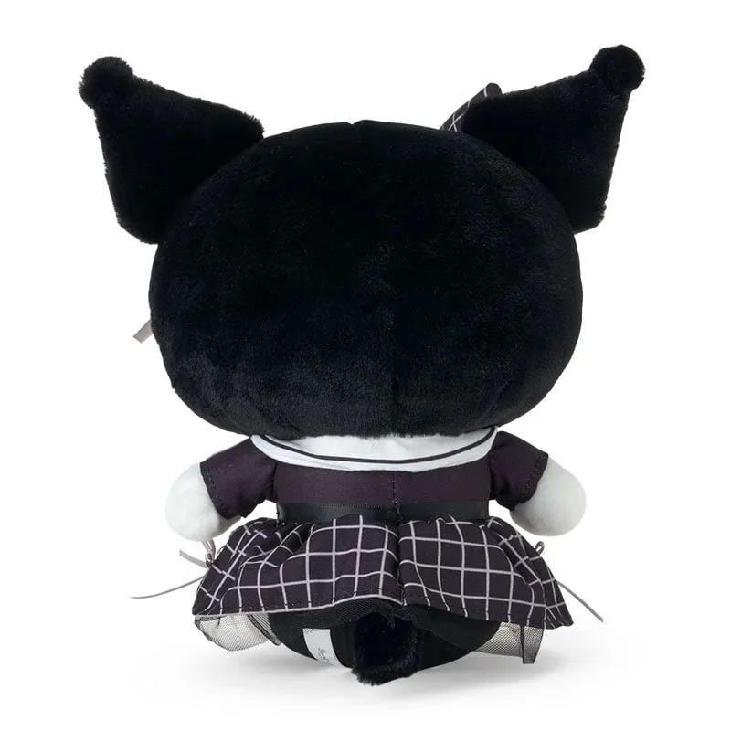 Hello Kitty Silver Houndstooth Kuromi kosedyr 8 tommer i sølv