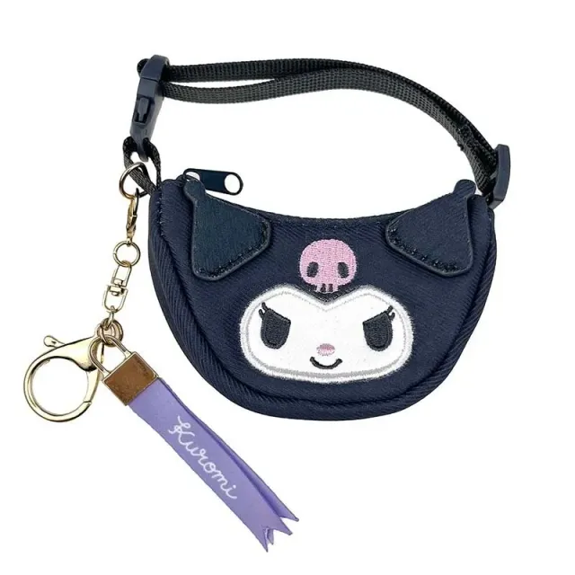 Hello Kitty Kuromi 2-Way Mini Crescent Bag Charm mini veskeanheng