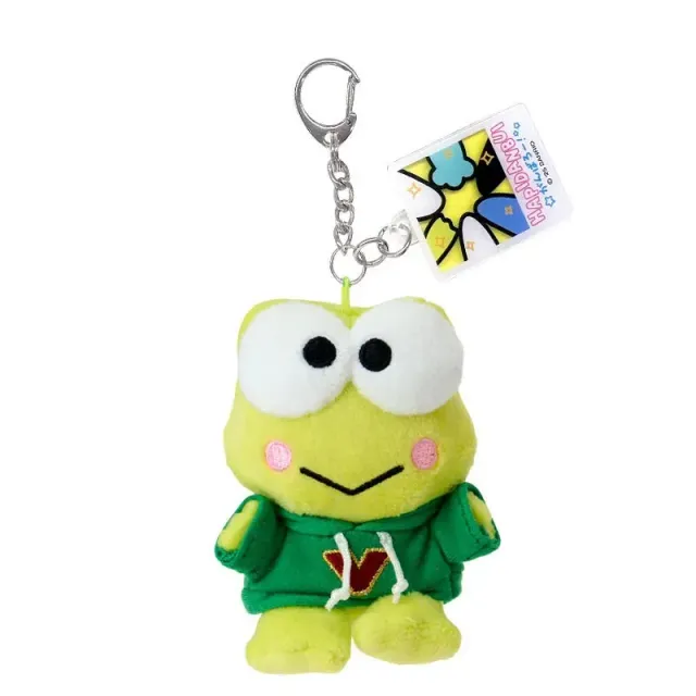 Keroppi Plush Mascot Keychain All Together Hapidanbui plysjnøkkelring