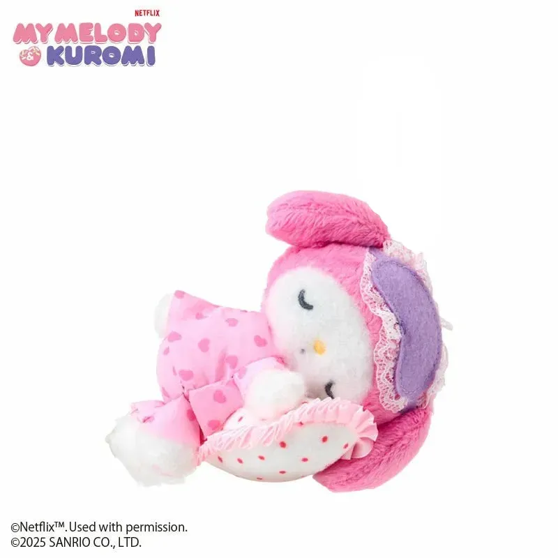 Hello Kitty My Melody & Kuromi Netflix Series My Melody sovende maskot nøkkelring 13 cm