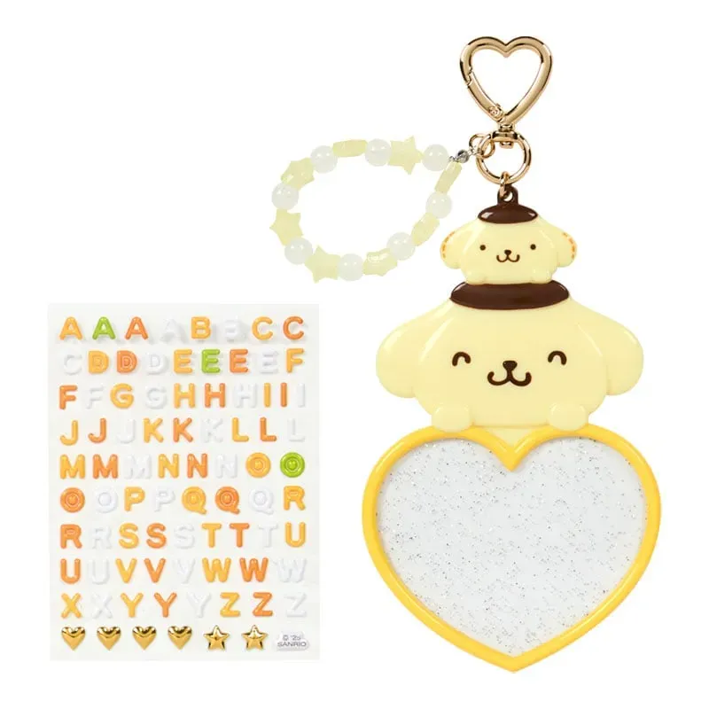 Hello Kitty Sanrio Character Award Series Pompompurin nøkkelring med klistremerker