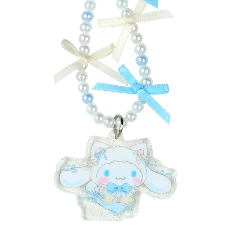 Hello Kitty Ballet Kitten Cinnamoroll mobiltelefonanheng med perler