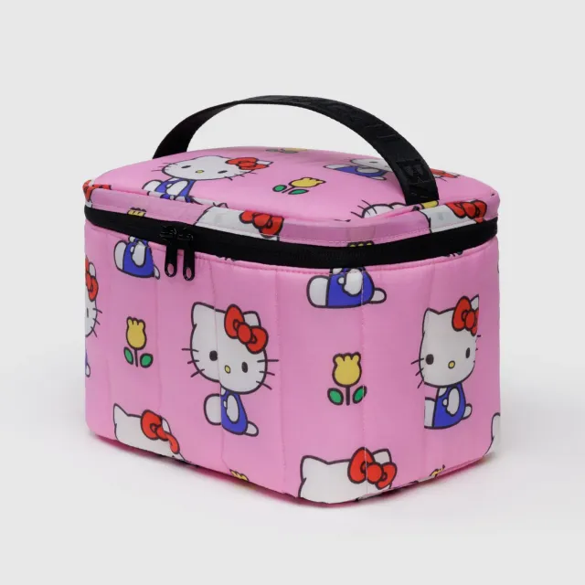Hello Kitty x Baggu Puffy Lunch Bag matboksveske rosa isolert