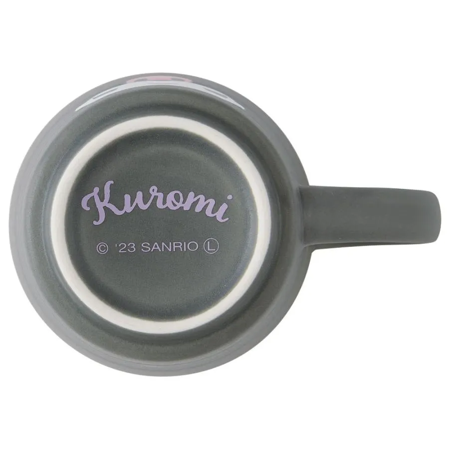 Hello Kitty Kuromi Face Ceramic Diner Mug krus