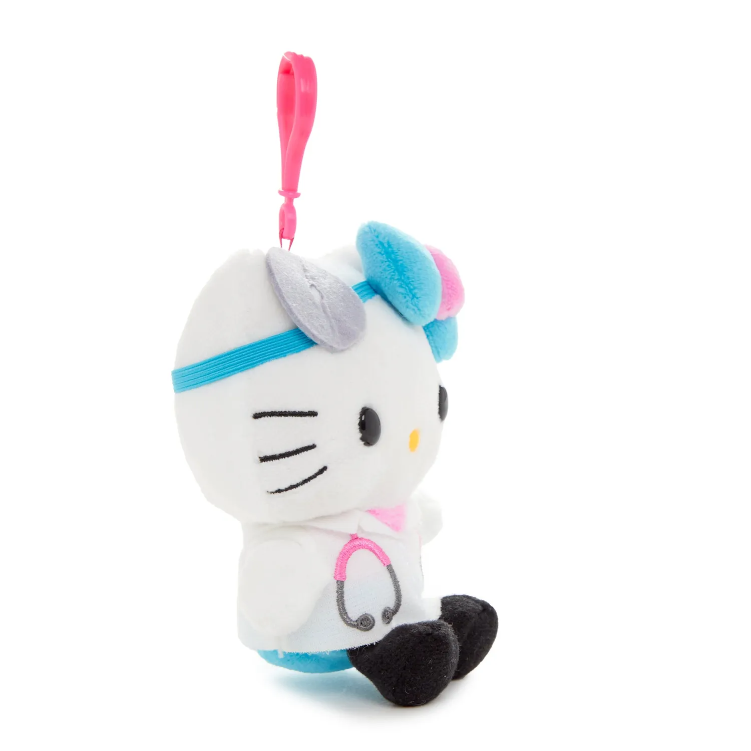 Hello Kitty Career Series Doctor Mascot Clip maskot med klype 5 tommer