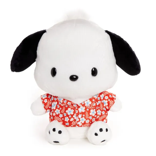 Hello Kitty Tropical Fun Pochacco 10 tommer plysjbamse sommermotiv
