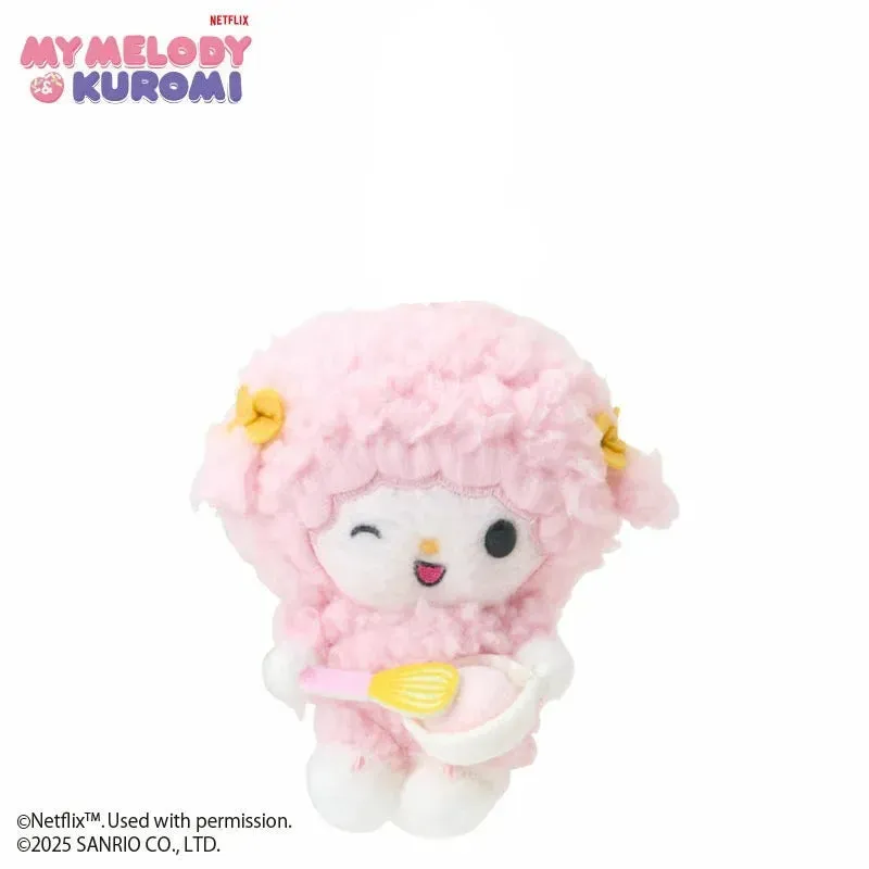 Hello Kitty My Melody & Kuromi Netflix My Sweet Piano plysj nøkkelring