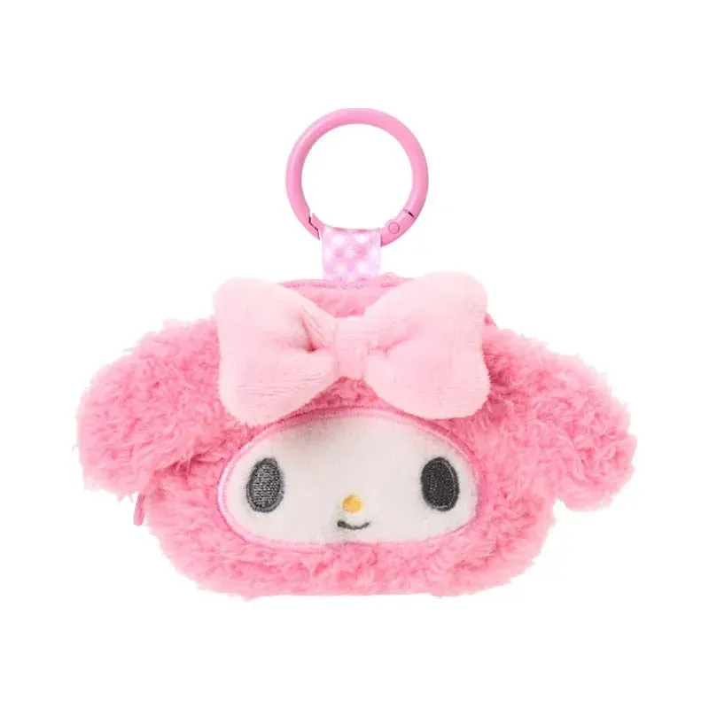 My Melody Plush Mini Pouch Carabiner Keychain plysjpung
