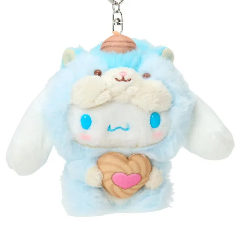 Hello Kitty Fluffy Squirrel Cinnamoroll Plush Mascot Keychain plysjmaskot