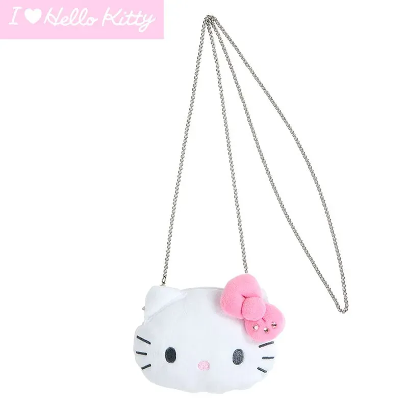 Hello Kitty I Love Hello Kitty Micro Mini Crossbody-veske rosa med glitter