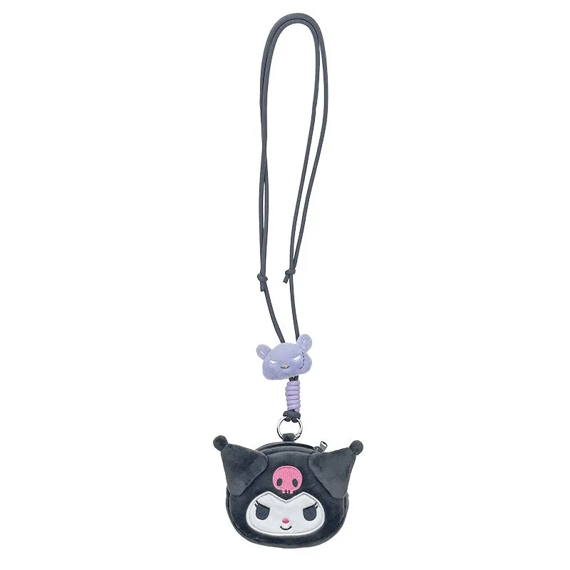 Hello Kitty Kuromi 2-Way Bestie nøkkelbånd med minipung
