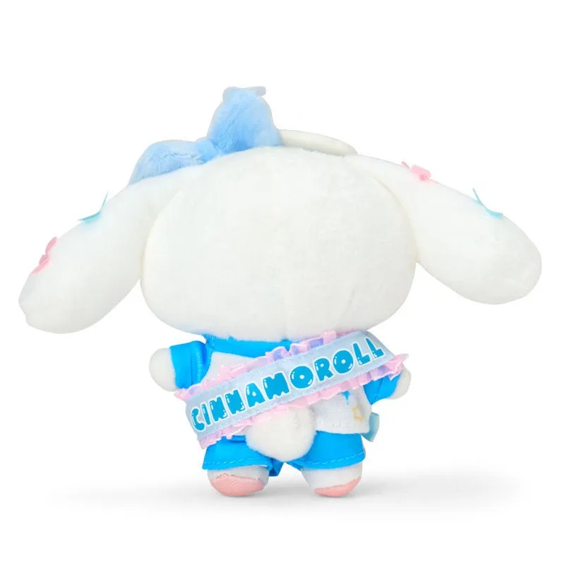 Hello Kitty Sparkling School Cinnamoroll Plush Mascot Keychain nøkkelring 13 cm