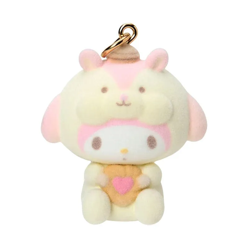 Hello Kitty Fluffy Squirrel My Melody Bag Charm veskeanheng avtakbar