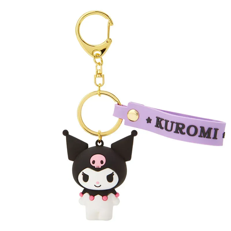Kuromi Signature nøkkelring med støpt figur