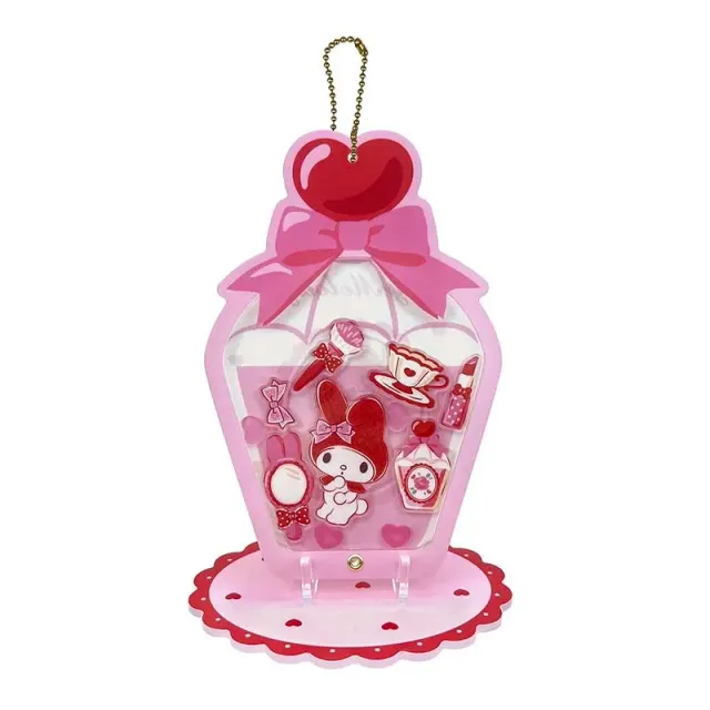 Hello Kitty My Melody Classic Corduroy nøkkelring og stativ