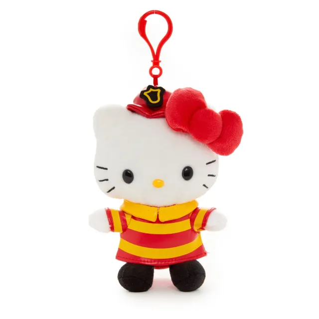 Hello Kitty Career Series Firefighter Mascot Clip nøkkelring brannmann