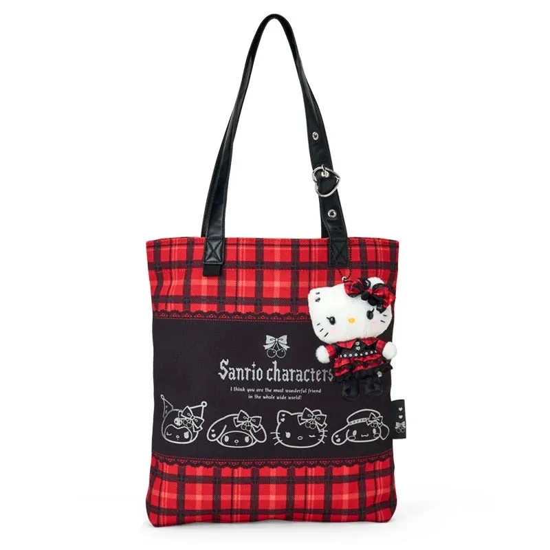 Hello Kitty Rock ’n’ Check totebag – rutemønster