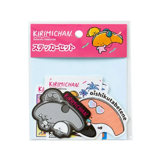 Hello Kitty Summer Festival Forever Series Kirimichan 10-Pc Sticker Pack klistremerker