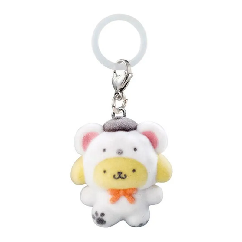 Neo Tokyo Sanrio Fluffy Snow Accessories Gacha nøkkelring tilfeldig variant