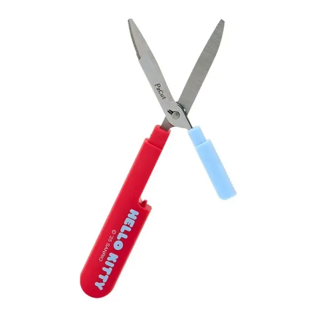 Hello Kitty Gingham Compact Scissors kompakt saks rutete