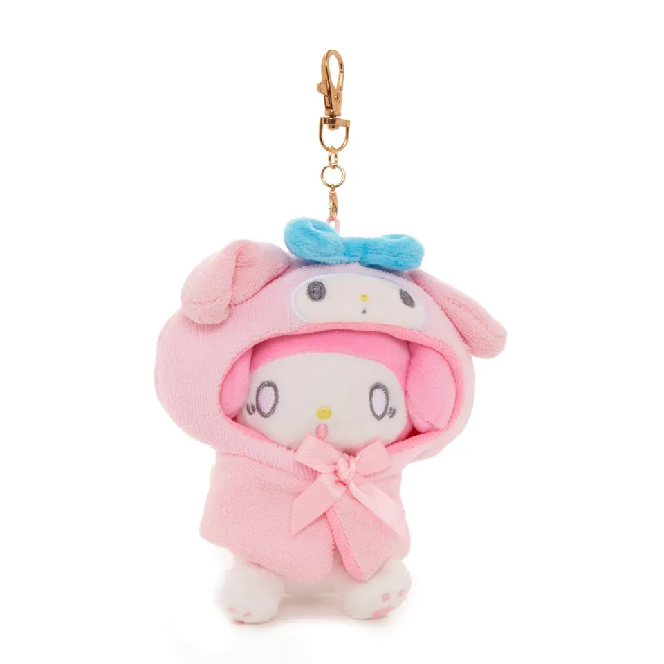 Hello Kitty Frightened Series My Melody Plush Mascot Keychain nøkkelring 10 cm
