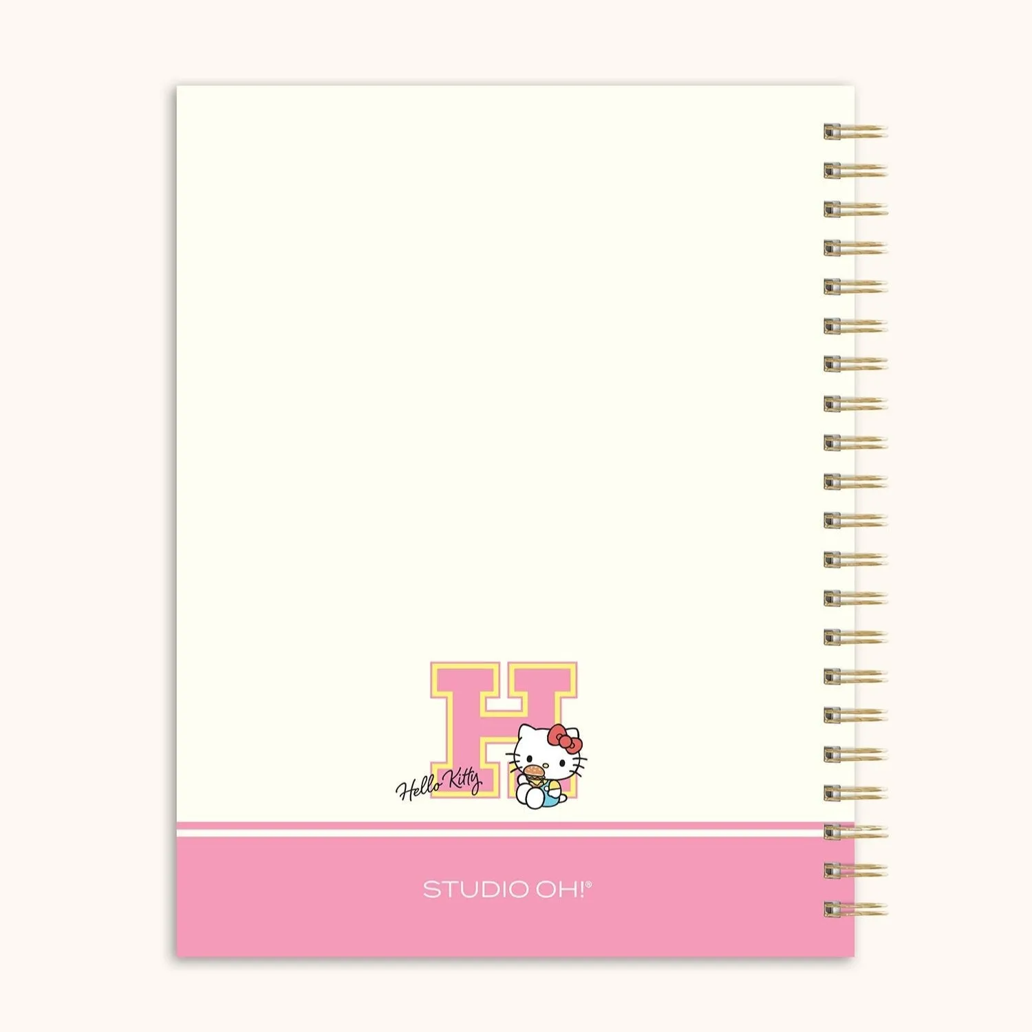 Hello Kitty x Studio Oh! College Letters spiralnotatbok ekstra stor