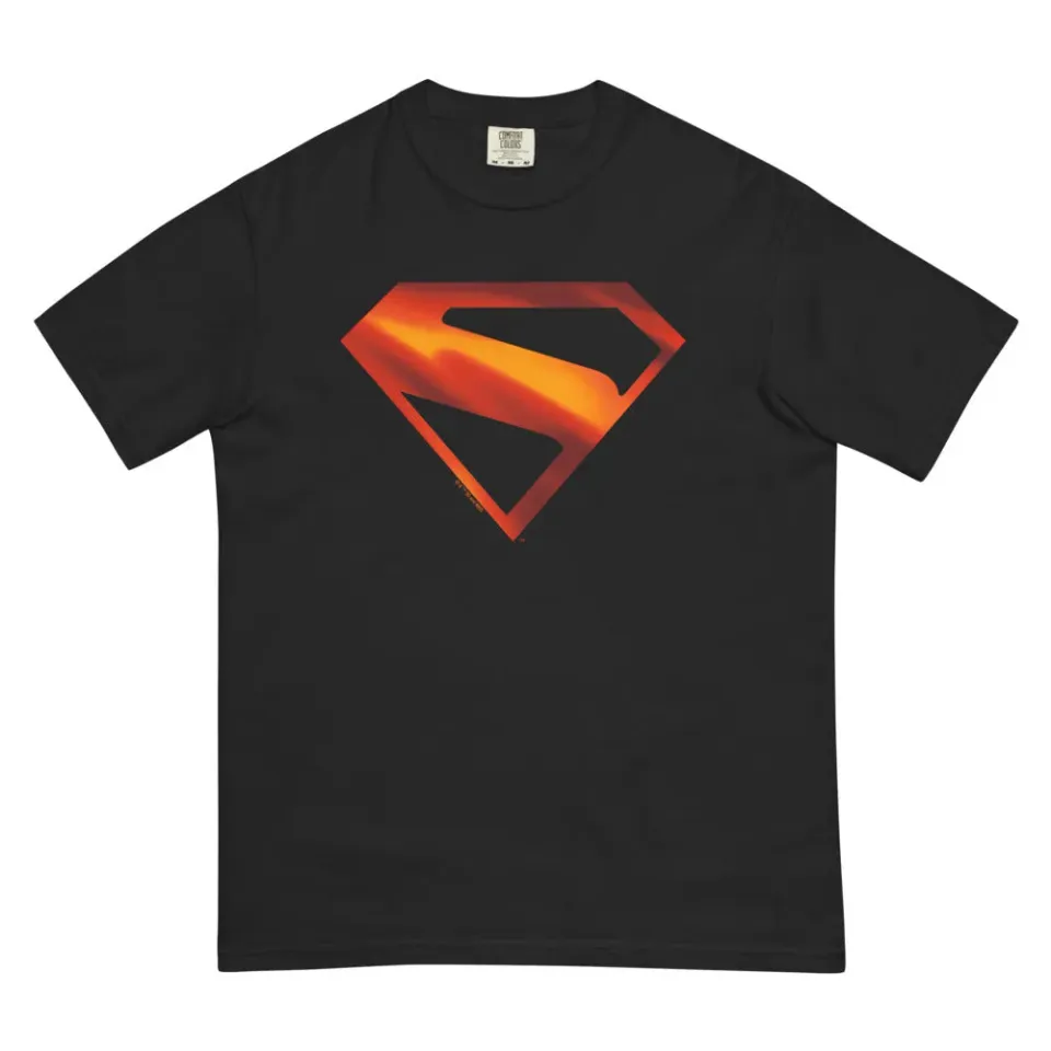 Superman 2025 Stylized S-Shield Comfort Colors T-skjorte