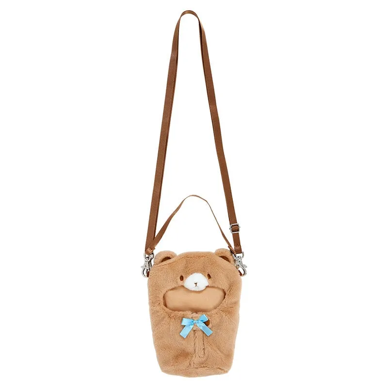 Hello Kitty Pitatto Friends Plush Teddy Bear Carrying Case veske Small