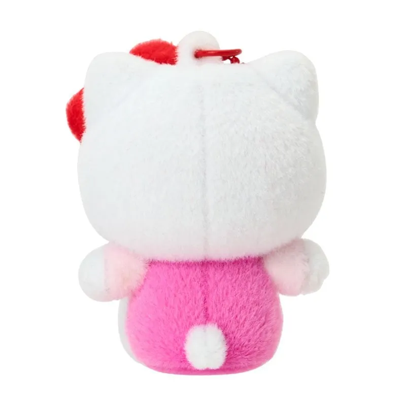 Hello Kitty Classic Flocked Keychain Mascot nøkkelring