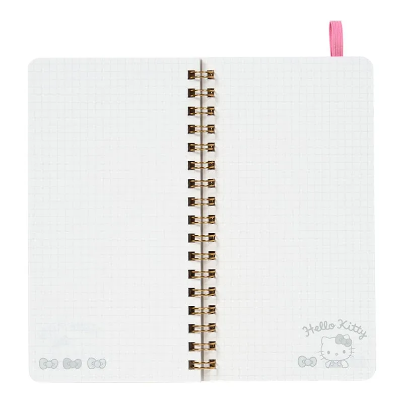 Hello Kitty Slim spiralnotatbok med strikk 60 ark