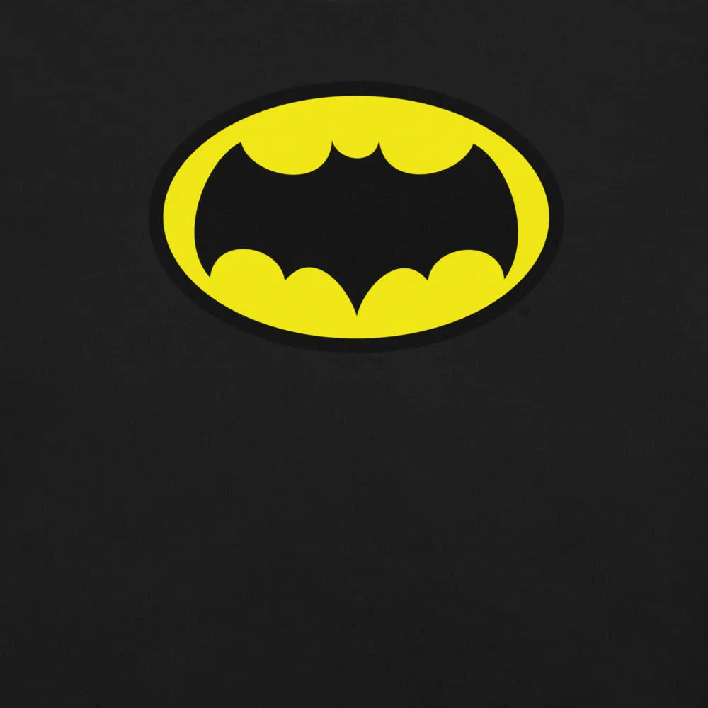Batman Classic TV Series Batman Logo t-skjorte sølv