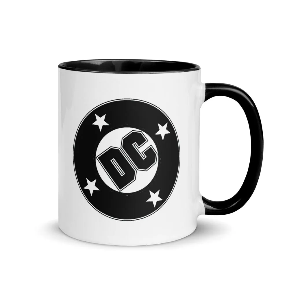 Batman DC Logo Two-tone krus 11 oz lyseblå keramikk