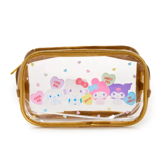 Hello Kitty and Friends x Sweethearts toalettmappe gjennomsiktig PVC