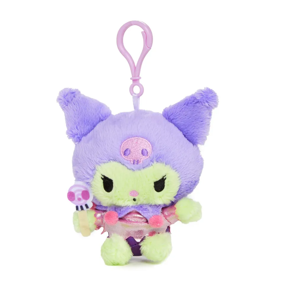Hello Kitty Kuromi x tokidoki Zombie kosebamse med klips 5 tommer