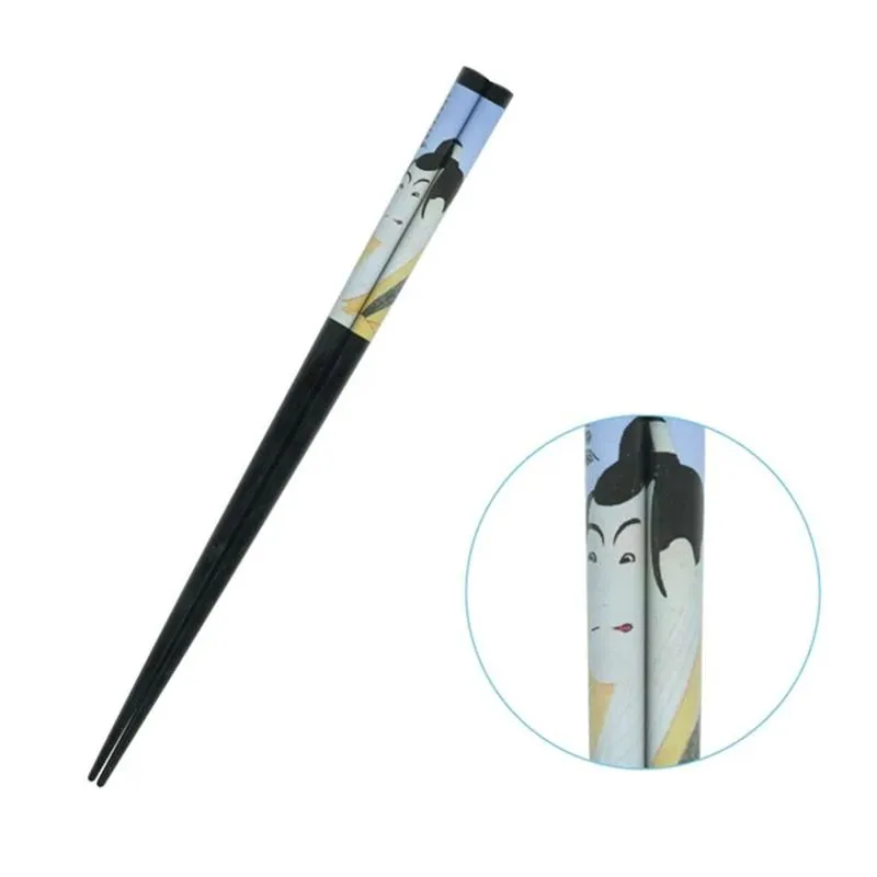 Neo Tokyo Japanese Ukiyoe Style Sharaku spisepinner 22,5 cm bambus