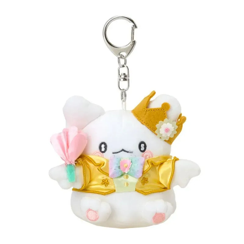 Hello Kitty Everyone is the Star Hanamaruobake plysj nøkkelring