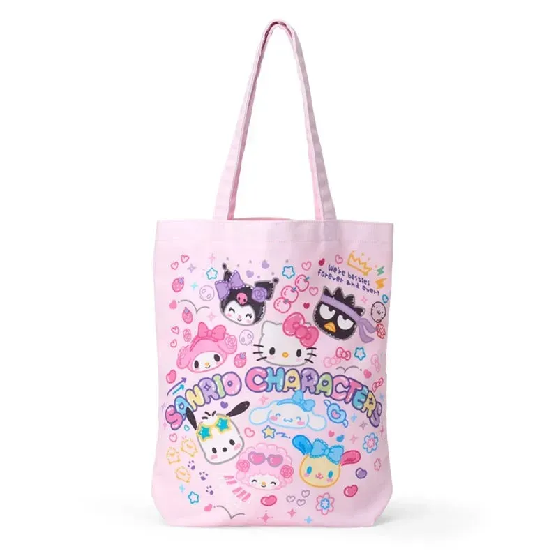 Hello Kitty Sparkling School Series Sanrio Characters Tote Bag handlenett