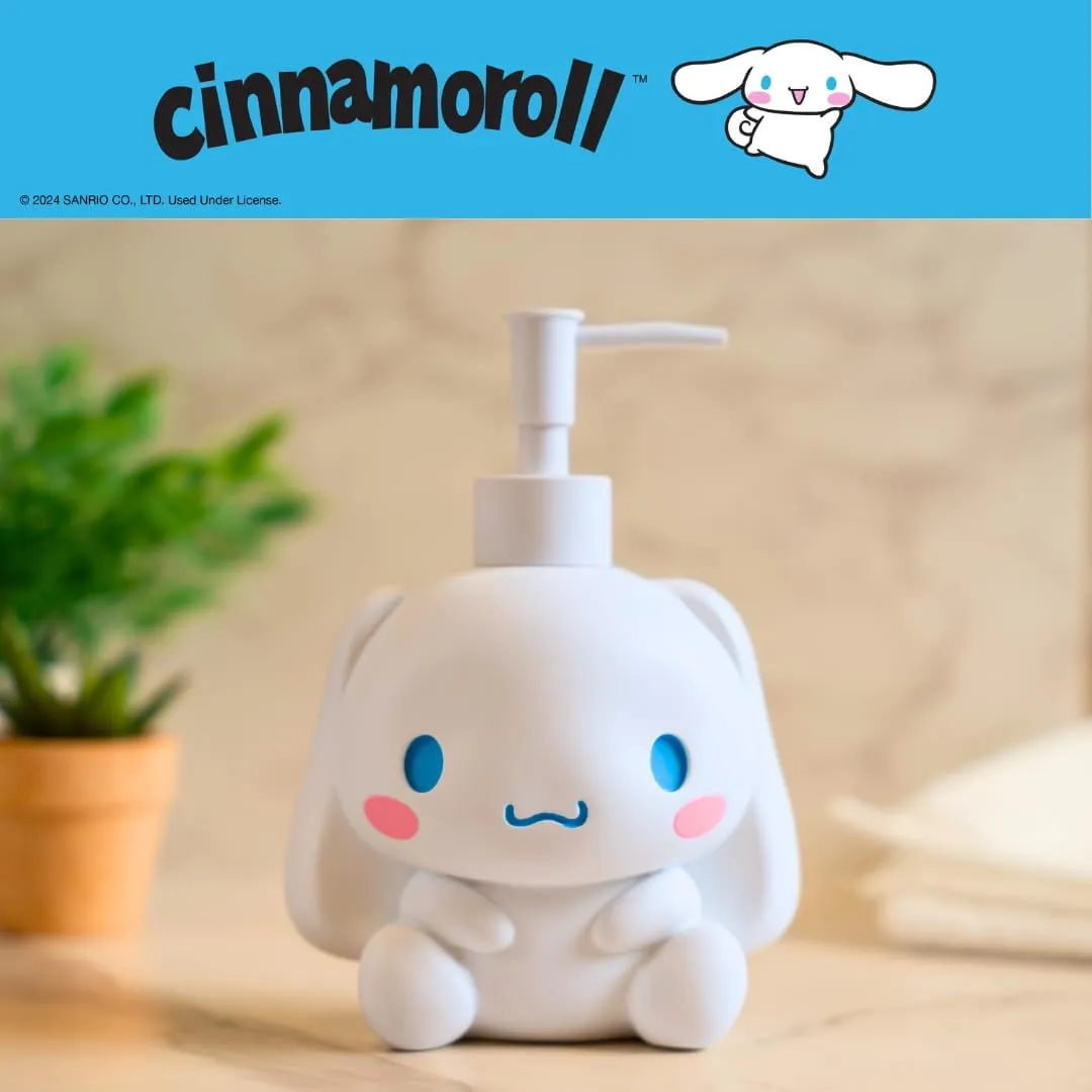 Hello Kitty Cinnamoroll Bouncy Pump Dispenser såpedispenser 12 oz polyresin