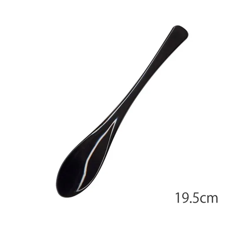 Neo Tokyo Japanese Spoon Easy to Eat suppeskje svart 19,5 cm